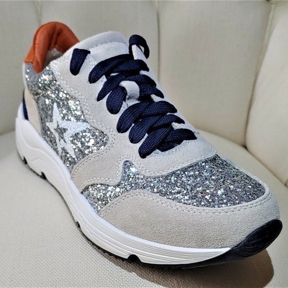 ⭐ Steven by Steve Madden PRICE Sneakers – Glitter & Leather – Size [Insert Size] - Picture 1 of 7
